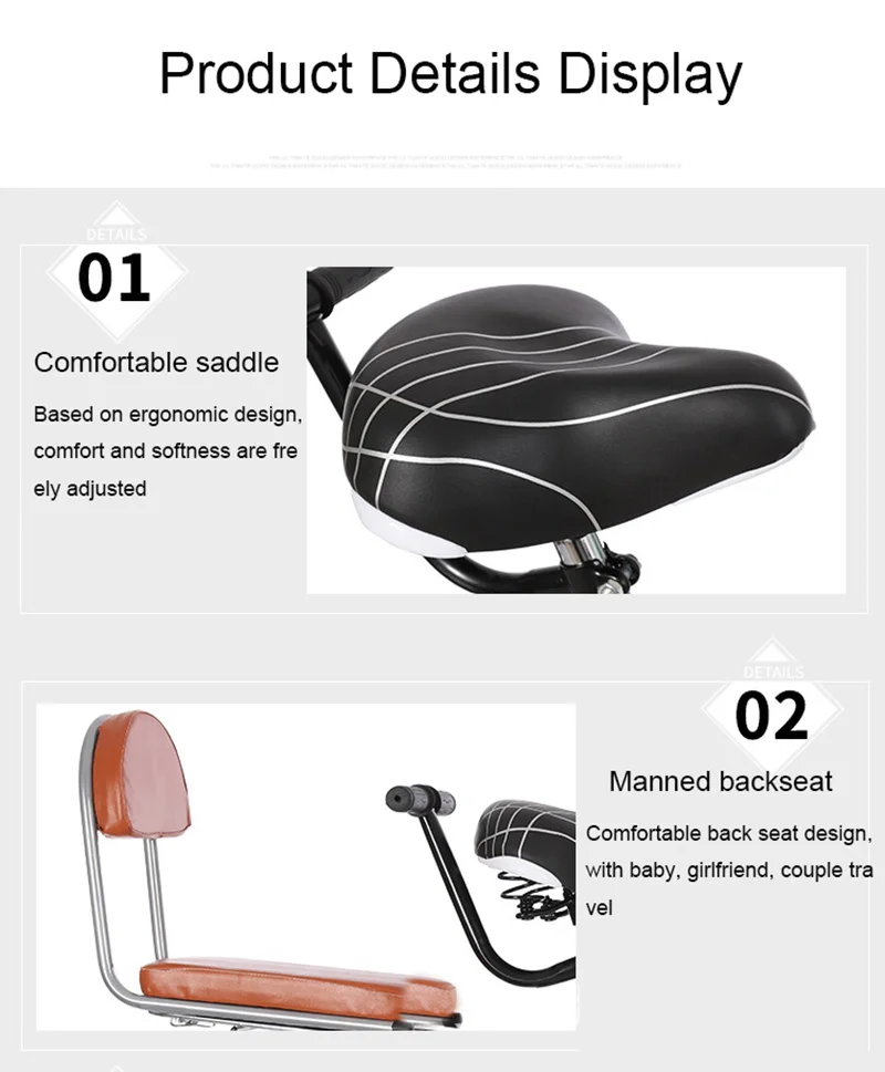 Cheap 24-Inch Adult Bicycle Men And Women Variable Speed Commuter Bike City Retro Portable Step Princess Student 5