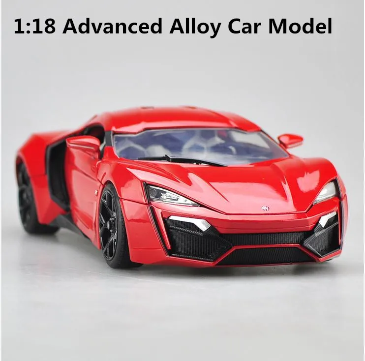 

JADA 1:18 advanced alloy car model, high simulation lykan, Fast & Furious,high quality collection model, free shipping