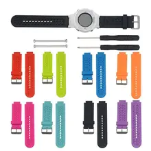 DHL, 50 шт в наборе, новая замена силиконовые браслеты для часов Ремешок для смарт-часов Garmin vivoactive/подход S2/подход S4 gps часы с шпильки и инструмент
