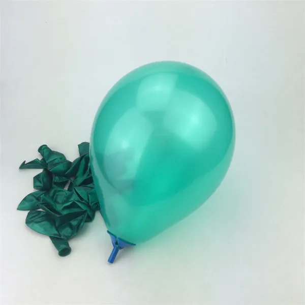 10 шт. на день рождения воздушные шары 10 дюймов 1,5g латекса воздушный шар с гелием утолщение жемчужные вечерние шар вечерние бальные детские игрушки шарики для свадьбы - Цвет: Green