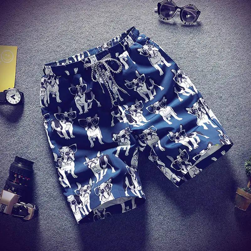 2019 Men's beach shorts personality printing summer thin section breathable comfort casual men's shorts large size M-4XL 2019 Men's beach shorts personality printing summer thin section breathable comfort casual men's shorts large size M-4XL