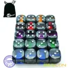 Bescon Mineral Rocks GEM VINES 6 Sides 16MM Dice Set 20 Pack, 5/8"  D6 Mineral Rock Dice Set in Assorted Colors 2