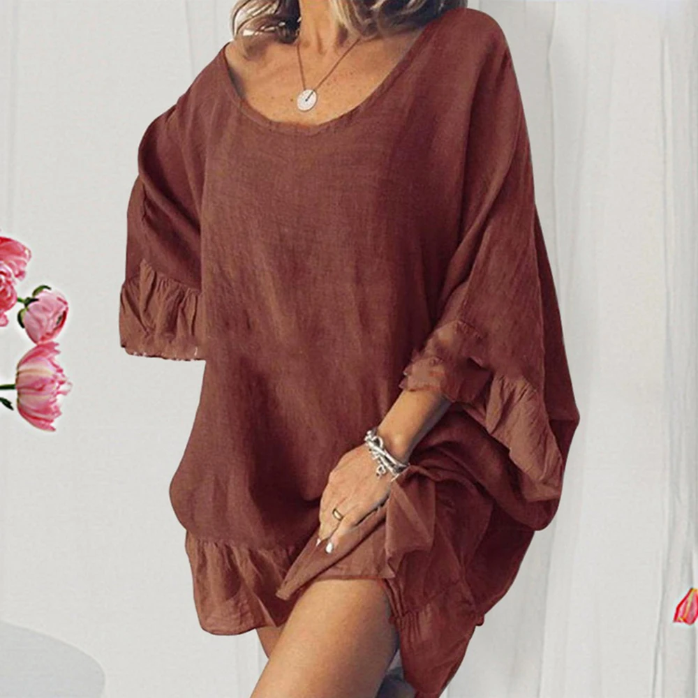 

Women Shirts Summer Autumn Casual V-neck Loose Lone Blouse Women Top Camisa Feminina Long Sleeve Ladies Long Shirt Blouses