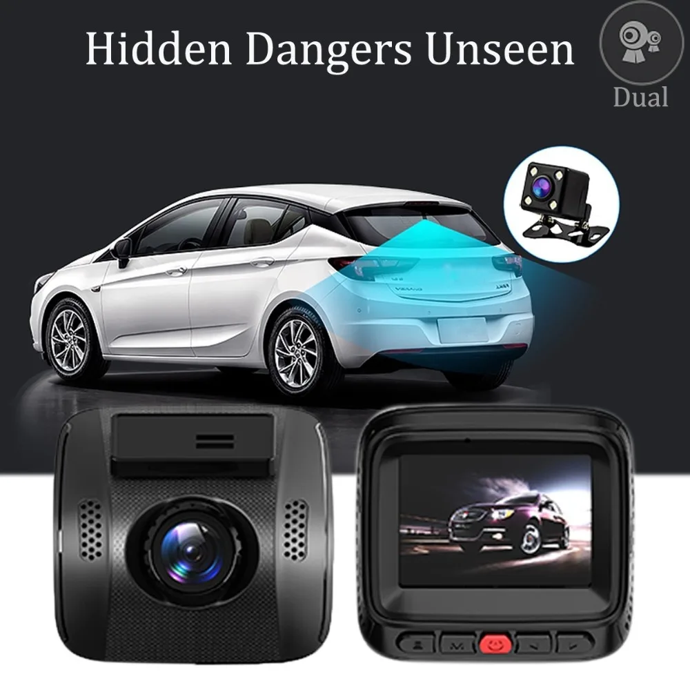 

1080P Dash Cam Car DVR Wide Angle Vehicle Dashboard Camera Recorder with Sony Exmor Sensor WDR Loop Recording G-Sensor