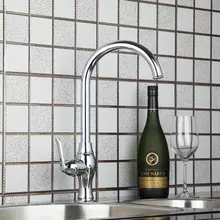 Бренд высокий Кухня Torneira хром 92434/1 кран для раковины, кран для раковины, одной ручкой бортике водопроводный краны с резервуарами, смеситель