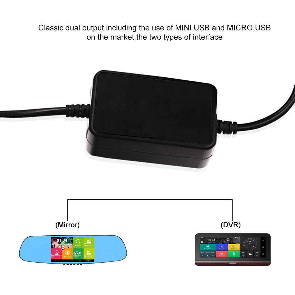 Dealcoo OBD Buck линии в течение 24 часов Парковка Мониторинг автомобильный Камера