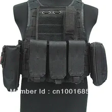 Охотничий Жилет с облегченной модульной системой переноски снаряжения штурмовой пластины перевозчика черный