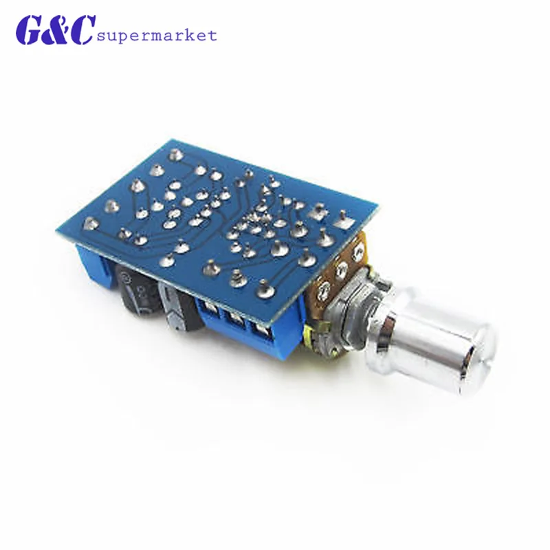 TDA2822M Amplifier Board DC 1.8-12V 2.0 Channel Stereo Mini AUX Audio Amplifier Module AMP with 50K Ohm Potentiometer