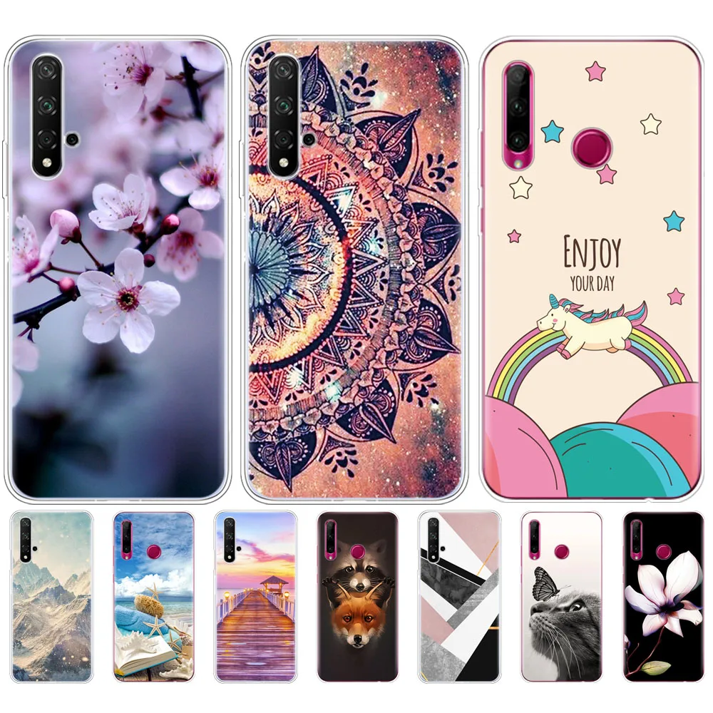 Чехол для Honor 20 силиконовый чехол накладка на заднюю крышку телефона Huawei Pro Lite