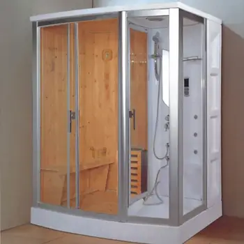 

New design shower combination and combined room dry steam sauna rooms