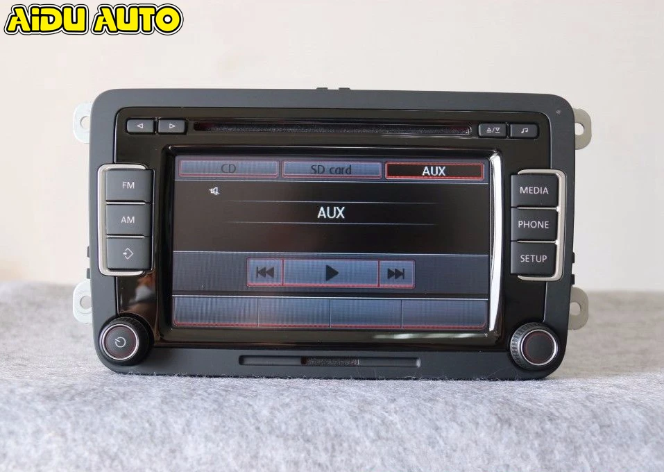 

AIDUAUTO Car Radio EU Stereo RCD510 5K0035190B 5K0 035 190 B WITH CODE
