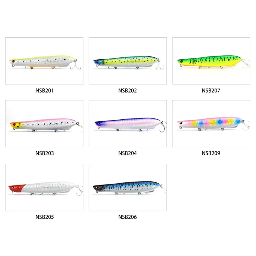 NOEBY 130 мм/31 г Большой Плавающий Поппер для рыбной ловли на большие расстояния жесткая искусственная приманка с крючками VMC/SUGIURA