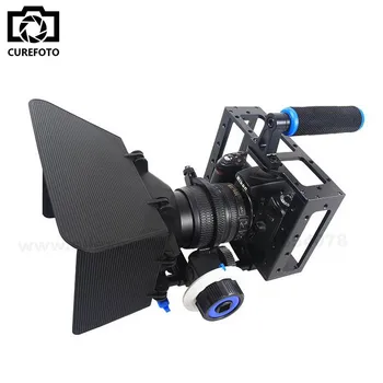 

Handheld DSLR Rig Camera Cage Set Follow Focus Matte Box for Canon 5D2 5D3 6D 7D 60D 70D 5D Film Making Photo Studio Accessories