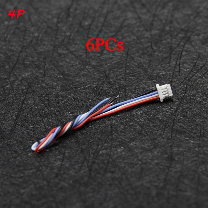 6PCs SH1.0 Wire Cable Connector DIY SH1.0 JST 3/4/6/7 Pin Electronic