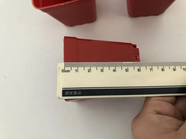 100 шт./лот D5.5XH6CM минимальное количество детских горшков черный/красный