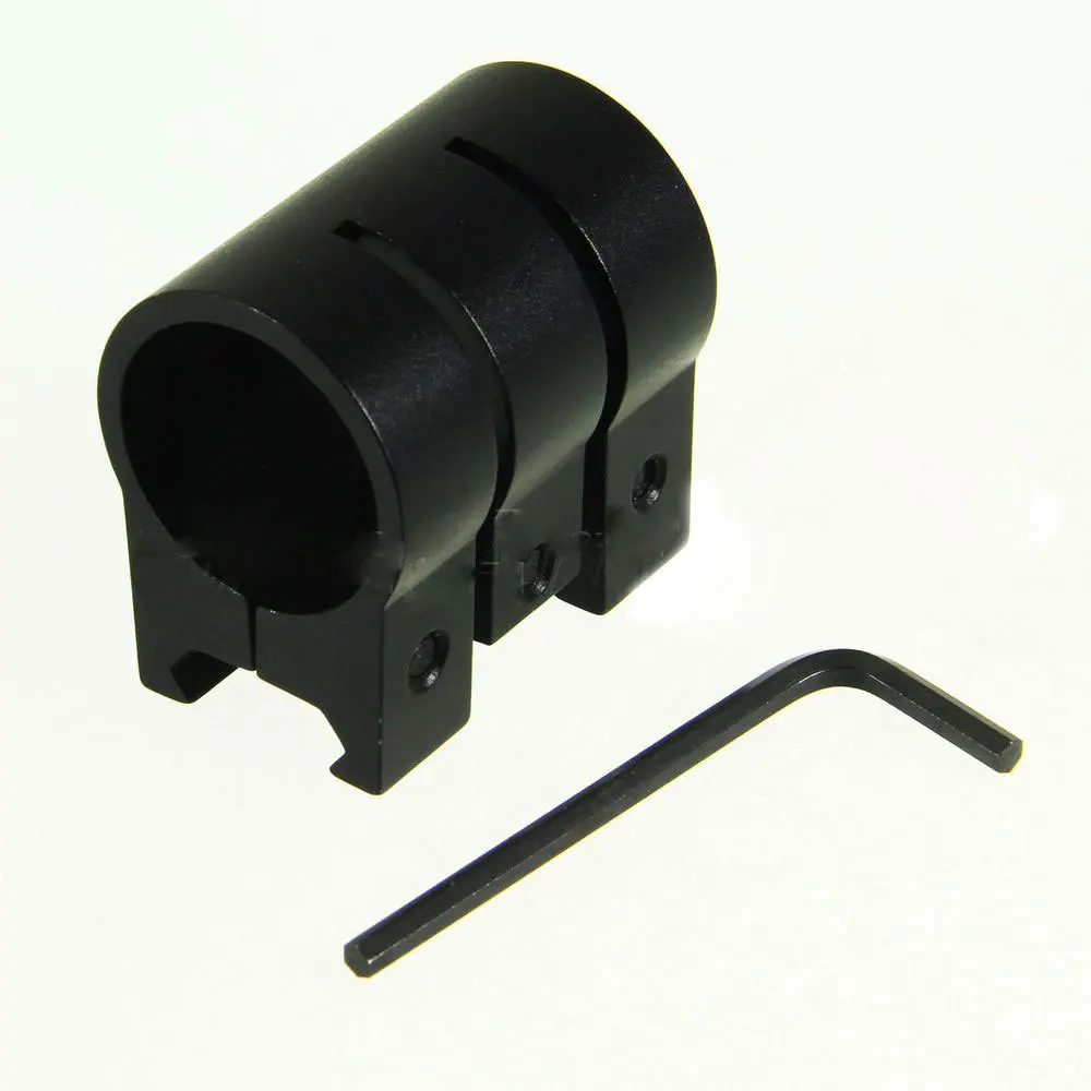 

Aluminum Alloy 25mm Rings Mounts 20mm Picatinny Rail Rod Holder Dia 3/4" Laser Scope Rifle Gun Flashlight Mount