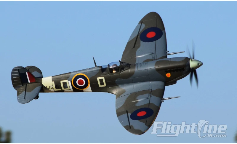 FREEWING warbird Spitfire 1200 мм размах крыльев PNP и комплект Flightline