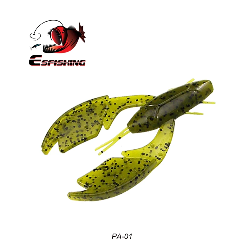 Esfishing рыболовные приманки Морской PACA Chunk Craw 7,5 см 5,4 г 6 шт. карповая рыболовная приманка для ловли окуня мягкая пластиковая наживка - Цвет: PA01