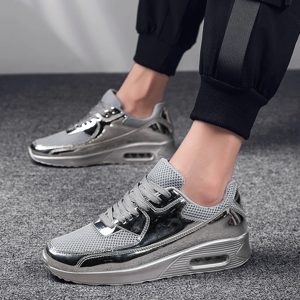 

SAGACE 2019 New Fashion Men's Lightweight Breathable Walking Shoes Male Casual Simple Shoes Sneakers Zapatillas Hombre Jul1