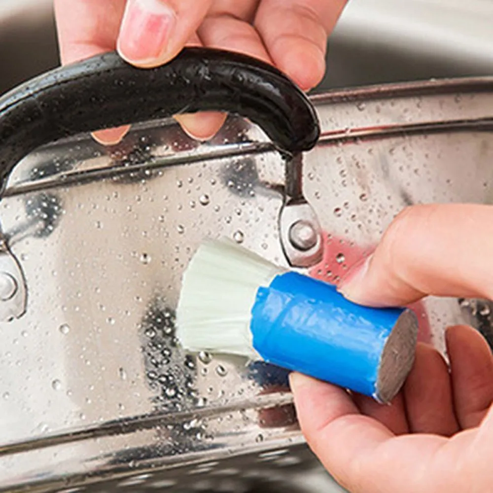 

2019 New 1PC Stainless Steel Rod Magic Stick Rust Remover Cleaning Wash Brush Wipe Pot kitchen Car tire wall Cleaning Brush