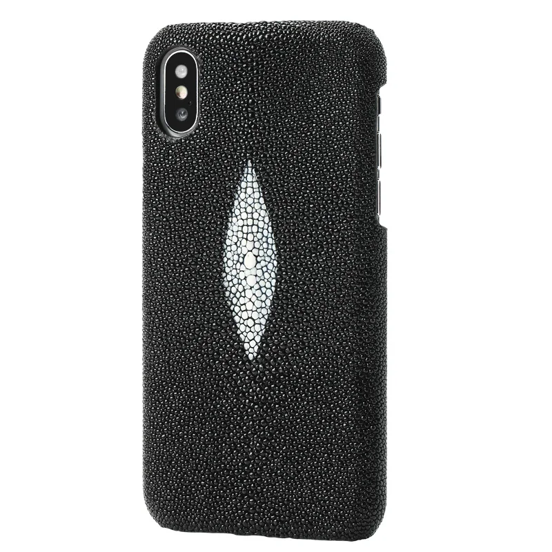 

LANGSIDI Pearl luxurious fish skin Half-pack phone case for iphone x xs xR6 7 8 8plus 5 5s SE Business fashion protective case