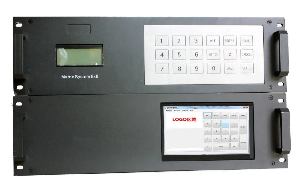 Mixed HD Matrix Switch 8X8 Slot Plug in Card HDMI/DVI/VGA