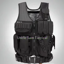 Высококачественный нейлоновый охотничий военный тактический жилет для страйкбола, уличная военная игра, жилет для кемпинга, пешего туризма с пистолетной Кобурой