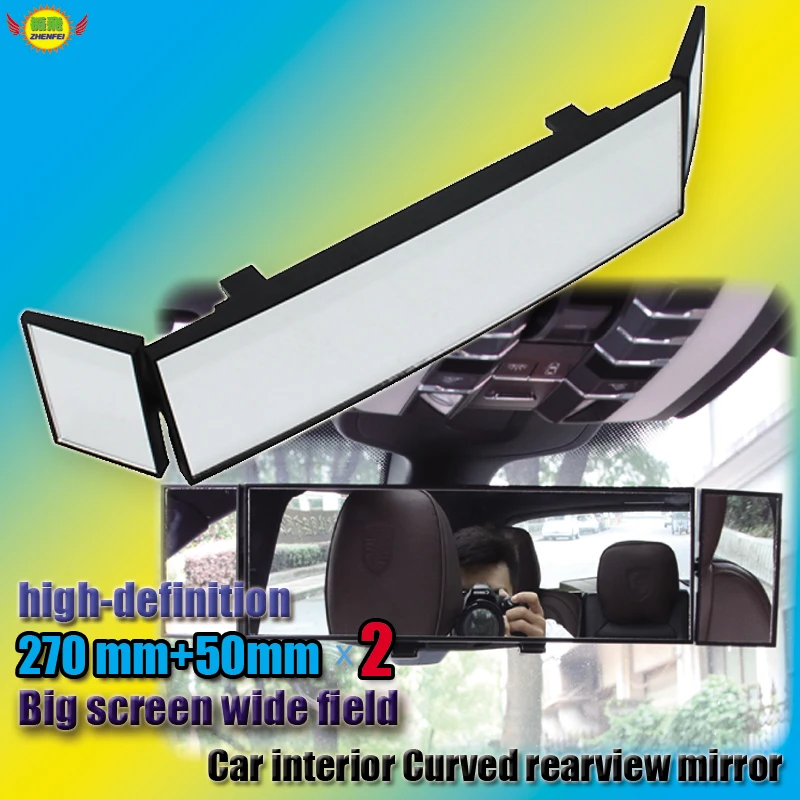 Interior do Carro Acessórios do Carro Estilo do Carro Angular de Segurança Espelho de Vidro Espelho Clipe Retrovisor Convexo Grande Condução Universal no