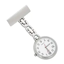 Медсестры нагрудные часы 24hr Военный Время аналоговый FOB контроль инфекции часы reloj de bolsillo