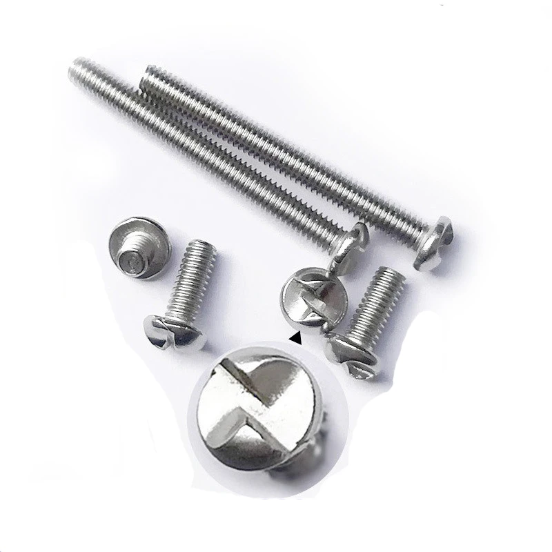 10pcs M5 M6 M8 stainless steel Round head one-way S-slot screw S type screws