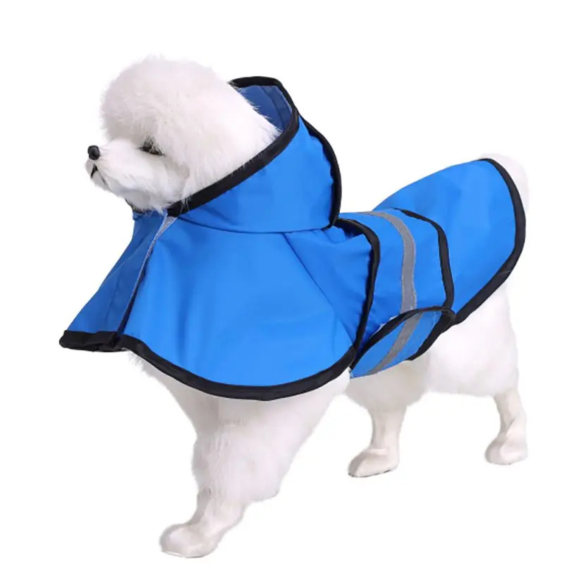Pet Dog Raincoat Waterproof Raincoat Dog Puppy Waterproof Hoodie