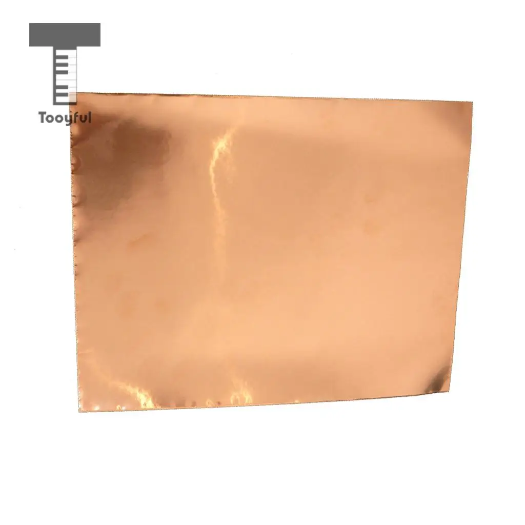 Tooyful 4 Pieces Copper Foil Tape Single-sided Conductive Tape Adhesive EMI Shield Sheet 30 x 22.5cm