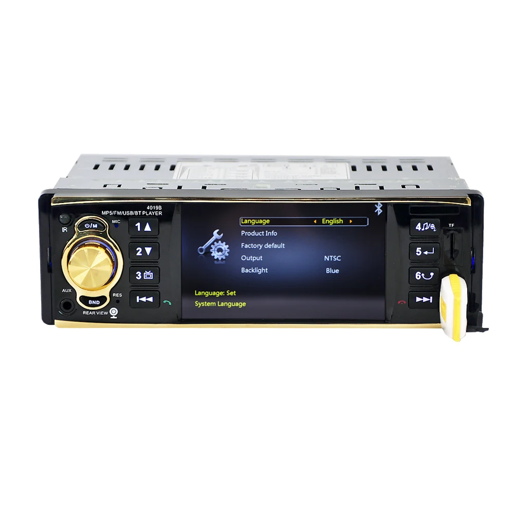 Fonwoon 1 Din Автомобильный мультимедийный плеер Авторадио Bluetooth MP3 MP5 Авто стерео