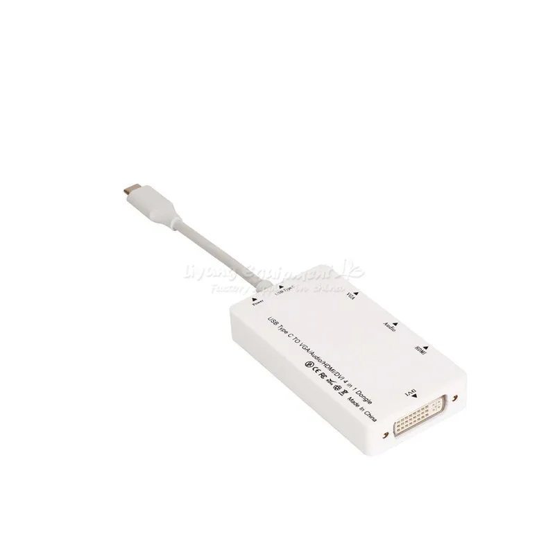Adapter USB type-C to VGA  AUDIO HDMI DVI (6)