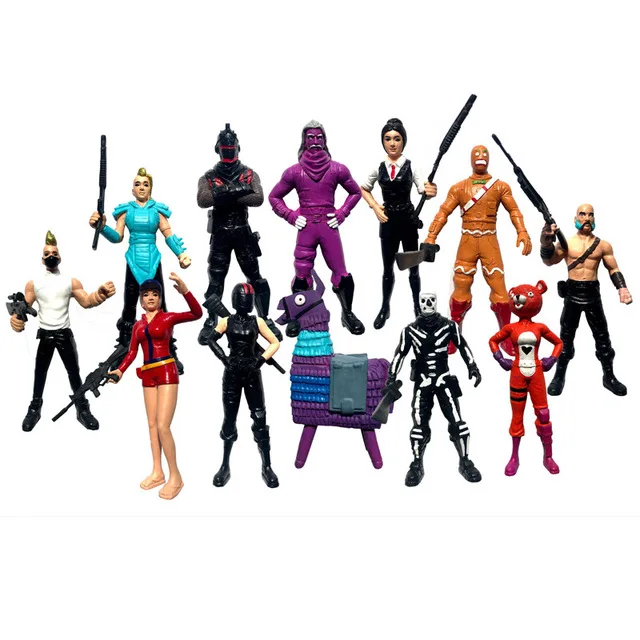 

Sale 12pcs/lot Popular Fortnight Game Llama Figure Toys Fortress Night Character Model Doll Toy Best Christmas Gifts For Kids