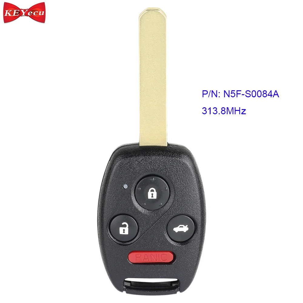 Запасной пульт дистанционного управления KEYECU для Honda Civic 2006 2007 2008 2009 2010 2011 брелок