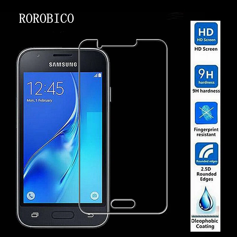 ROROBICO закаленное стекло для Samsung Galaxy J1 Mini 2016 J105 J105H защита экрана 2.5D 9H твердость