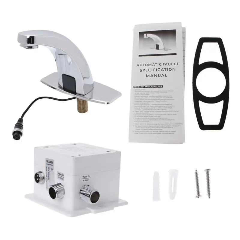 

Automatic Touch Free Sensor Faucet (Hot Or Cold) Water Saving Basin Tap