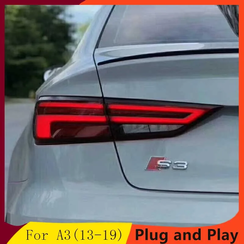 Автомобильный Стайлинг для AUDI A3 хвост светильник s 2013 2019 светодиодный фонарь
