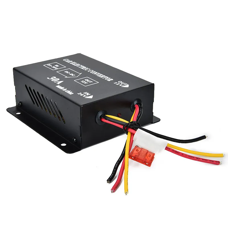 

New arrival Auto 30A DC 24V To 12V Car Power Supply Inverter Transformer Electric Convertor