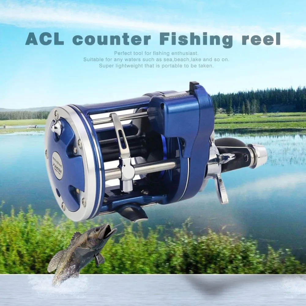 

yomoshi Metal Left/Right Handle Casting Sea Fishing Reel Saltwater Baitcasting Reel Coil 12 Ball Bearings Cast Drum Wheel
