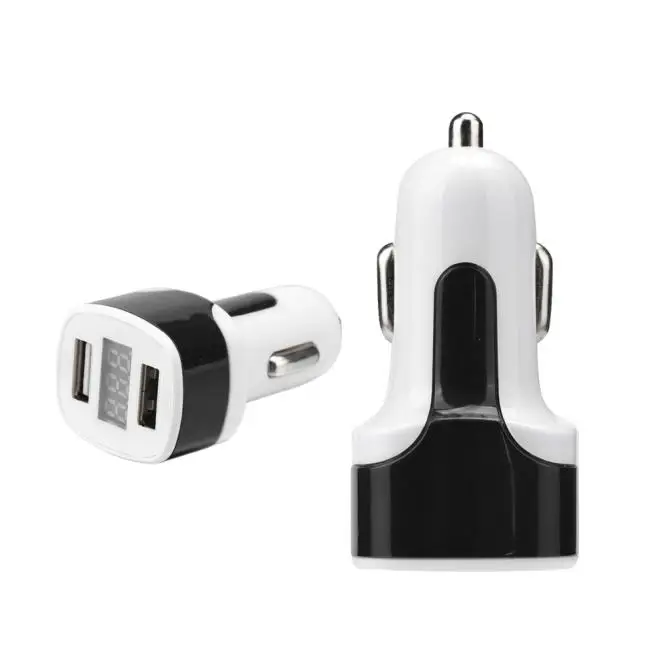 Автомобиль-Стайлинг kongyide 4 в 1 Dual USB Автомобильное Зарядное устройство адаптер Напряжение DC 5 В 3.1a тестер для Iphone td0124 челнока