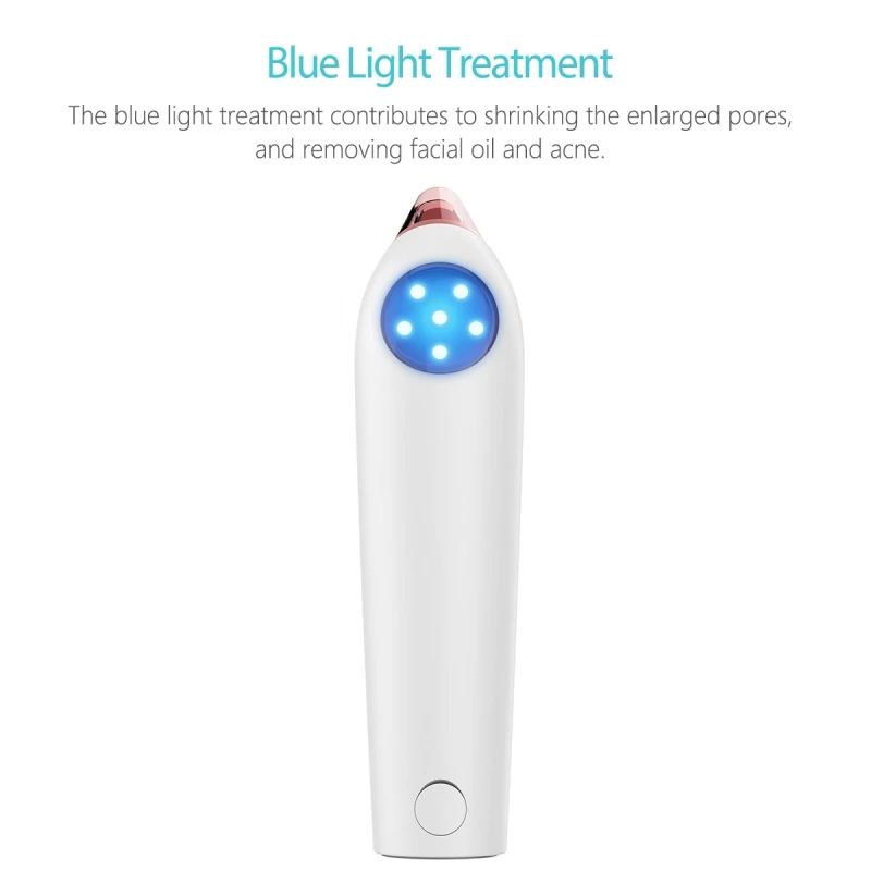 Limpador de Poros Removedor de Cravo Cuidados com a Pele Vácuo Poros Sucção Elétrica Vacuum Cleaner Cravo Remoção 10 Utensílios de cuidado facial