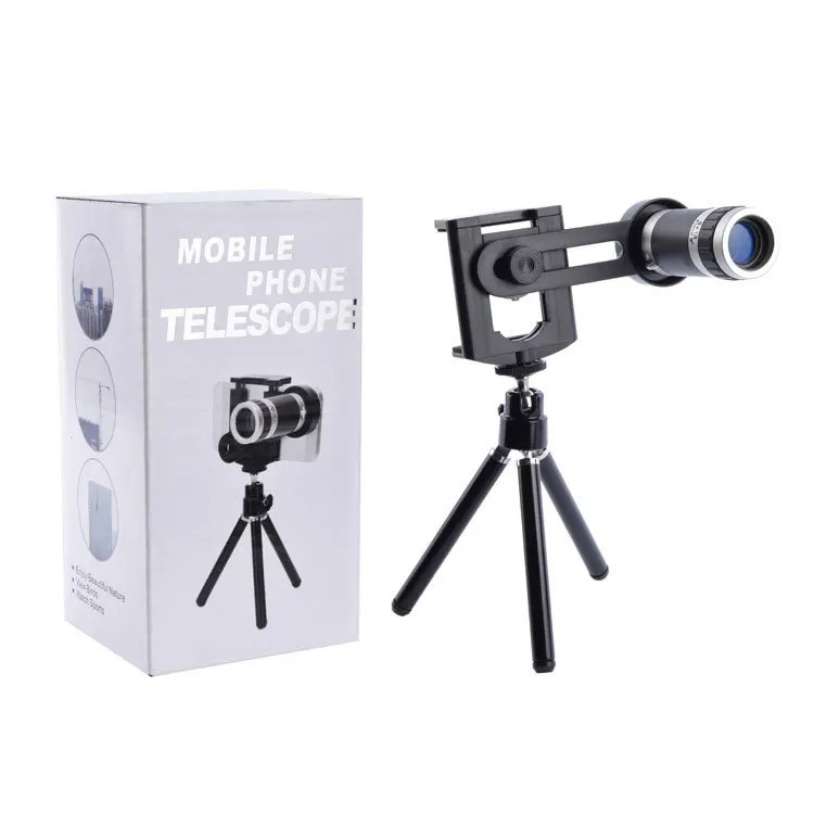 

Universal 8X Optical Zoom Telescope Camera Lens with Mini Tripod Holder for Mobile iPhone 6 Plus 5 5S Samsung Galaxy S5 I9600