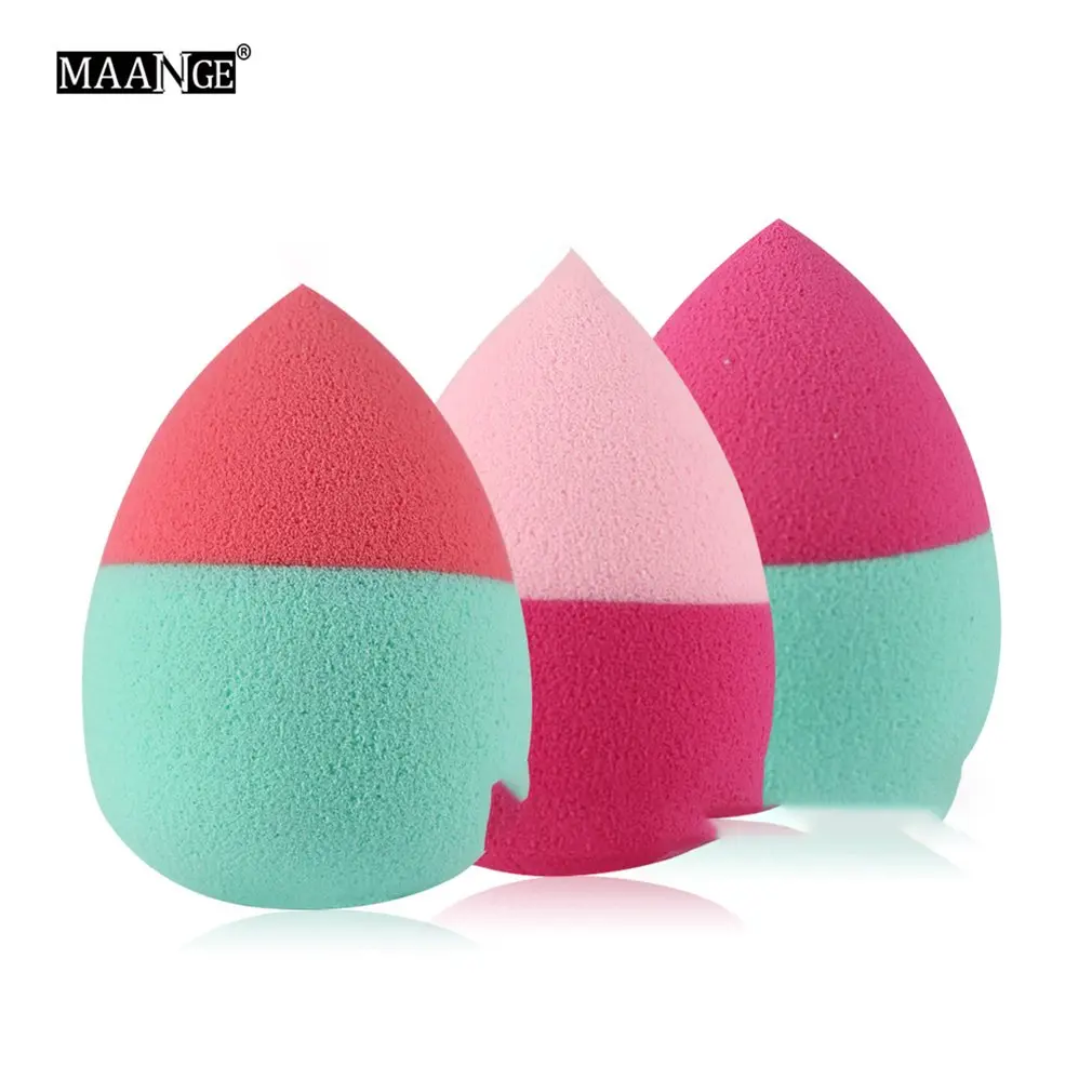 

3pcs Beauty Makeup Sponge Smooth Soft Sponge Blender Foundation Puff