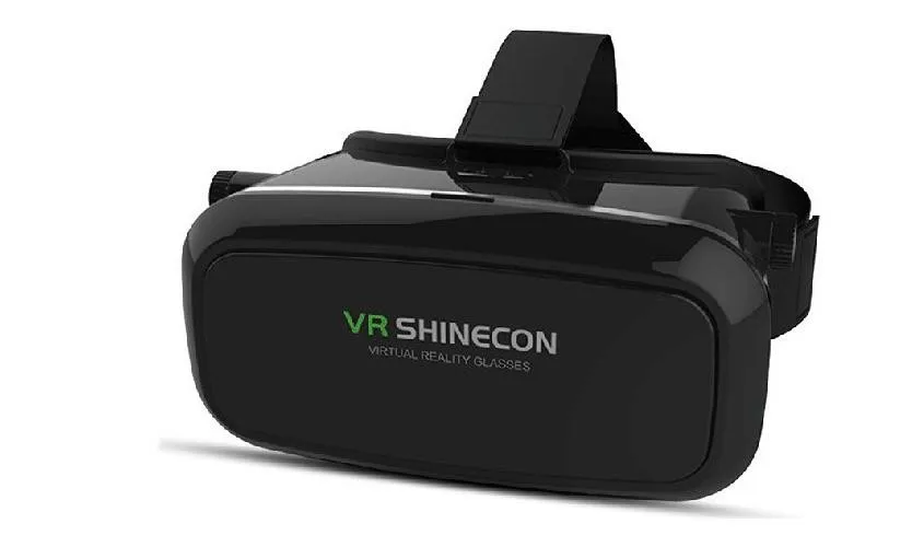 Лидер продаж! shinecon vr google vr с наушниками vr Виртуальная реальность 3d очки для 4,5-6,0 дюйма смартфон - Цвет: vrshinecon