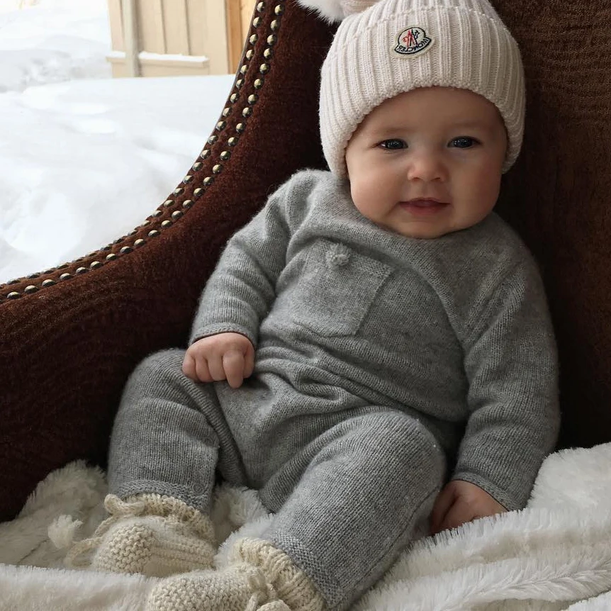 Bebé niña ropa de invierno recién nacido monos Bebe Chaquetas de punto Vintage Floral niño traje de mono de bebé niños pequeños algodón 2019