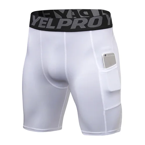 Мужские шорты для бега быстросохнущие спортивные шорты Mnner Soild спортивные короткие мужские спортивные шорты из полиэстера с карманом Crossfit короткие XXL - Цвет: white