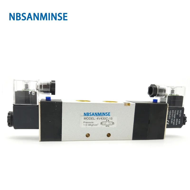 NBSANMINSE 4V410 4V420 4V430G резьба 1/2 4V Серия Электромагнитный клапан электромагнитный клапан AirTac Тип Электромагнитный клапан