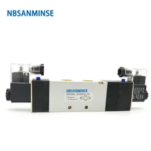 NBSANMINSE 4V410 4V420 4V430 G Thread 1/2 4V series Solenoid Valve Electromagnetic Valve AirTac Type Solenoid Valve vf3330 4dz 02 smc solenoid valve old type electromagnetic valve pneumatic component